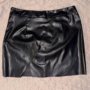 Pleather skirt